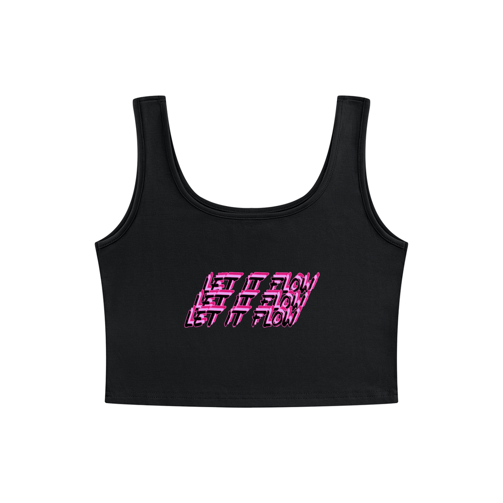 "Let it Flow" Women's Cropped Tank Top