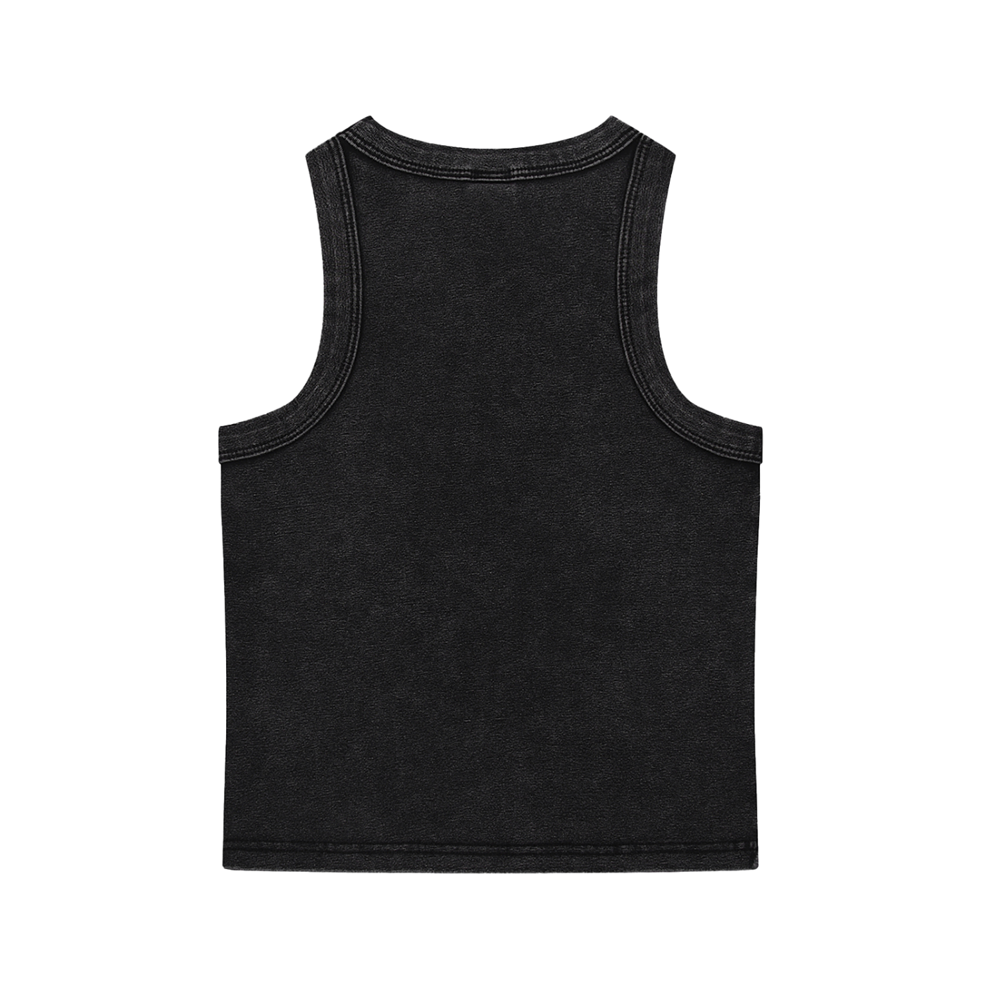 "Perceive Me" Statue Snow Washed Tank Top