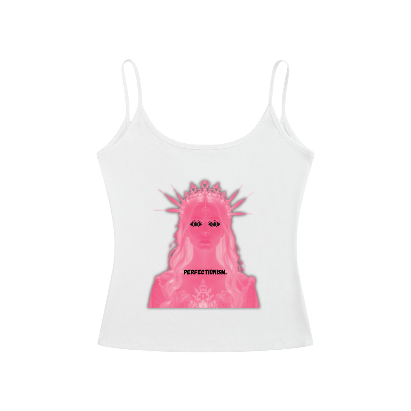 "Perfectionism" Women’s Slim Fit Open-Back Tank Top